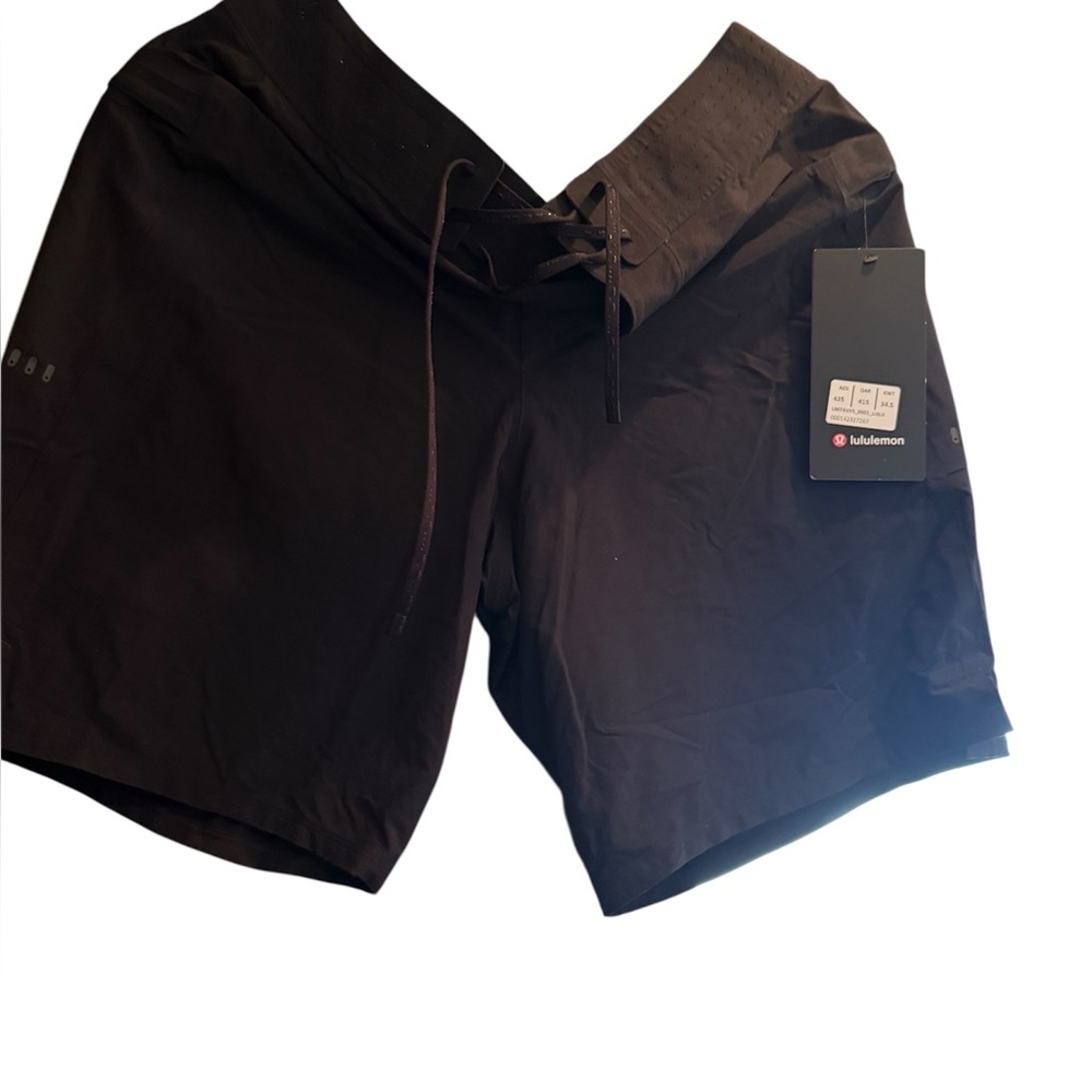 lululemon athletica Men's Black Athletic Shorts